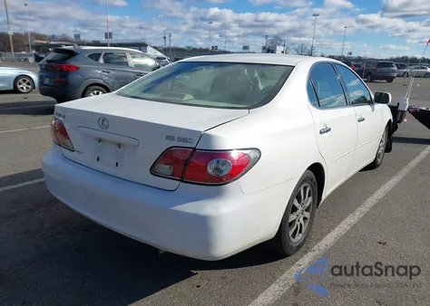 2004 Lexus Es 330 from USA, damaged, VIN JTHBA30G145037408